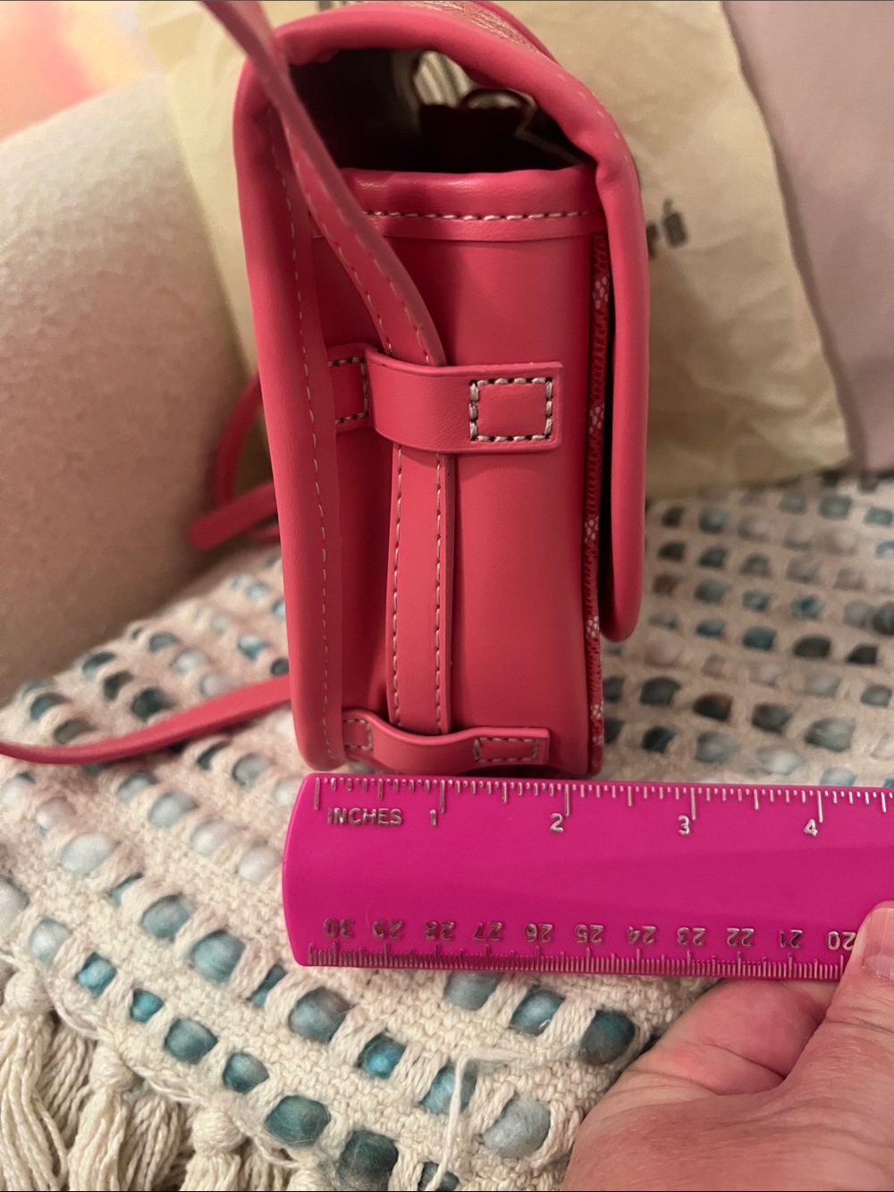 Inspired Pink Crossbody Bag - Women's Shoulder Purse - Picture 8 of 10